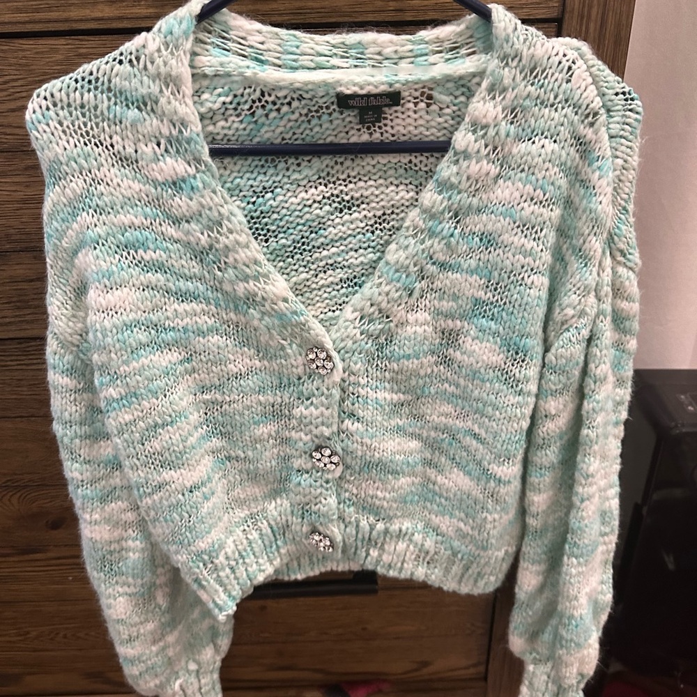 Mint Green Knit Sweater